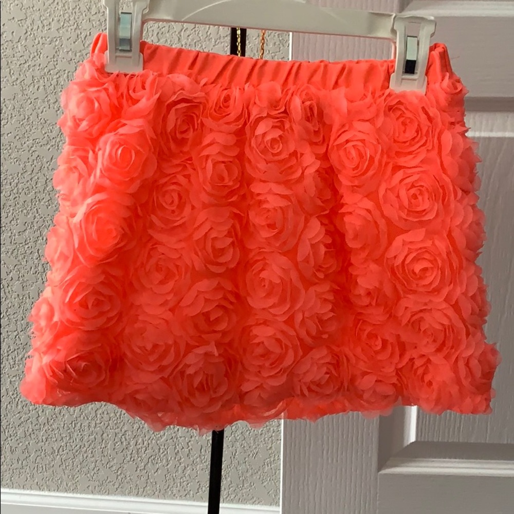 Girls flowery skirt